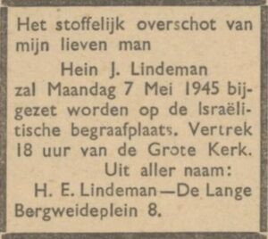 Lindeman Hein Joseph